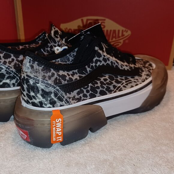 Vans Men's 4/Women's 5.5 Old Skool Tape Mesh Dots Modular Synthetic Mesh Wraps - Picture 2 of 11